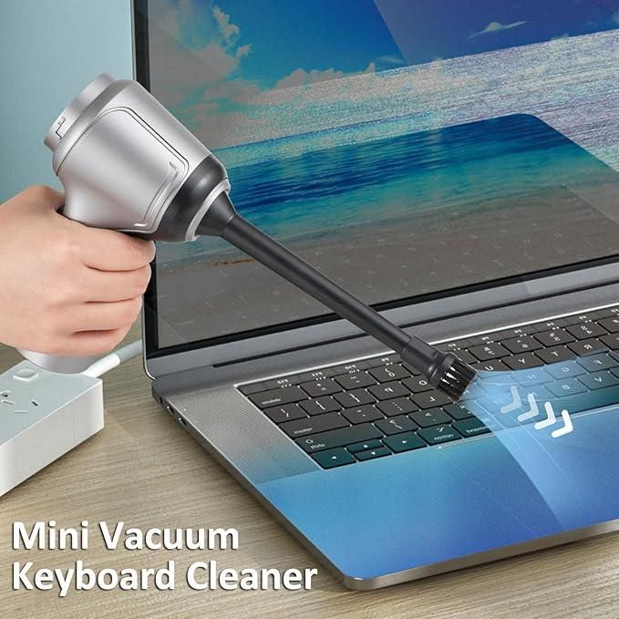 TurboSuction™ Mini Wireless Vacuum — Powerful Suction, Portable & USB Rechargeable. Clean Anywhere Instantly.