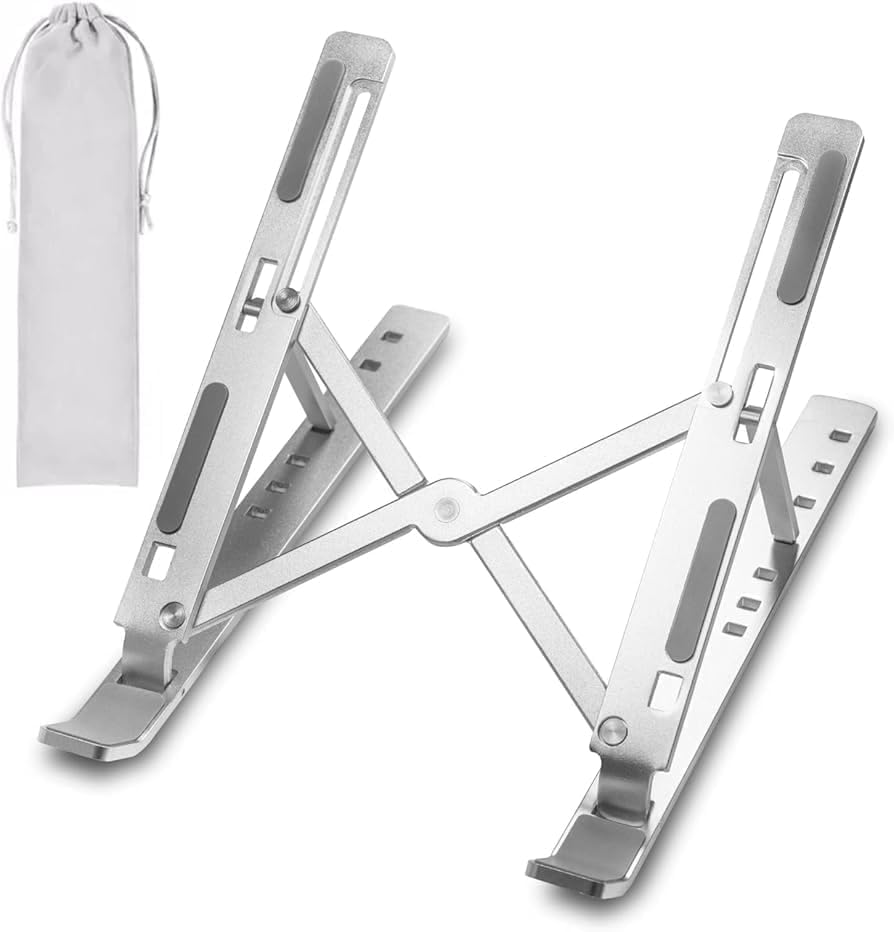 ErgoLift Pro™ Foldable Adjustable Laptop & Tablet Stand – Universal Fit
