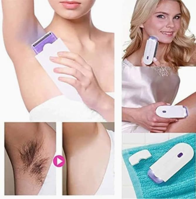 SilkTouch™ Painless Hair Remover - Remove Facial Hair in Seconds — No Cuts, No Pain 💜