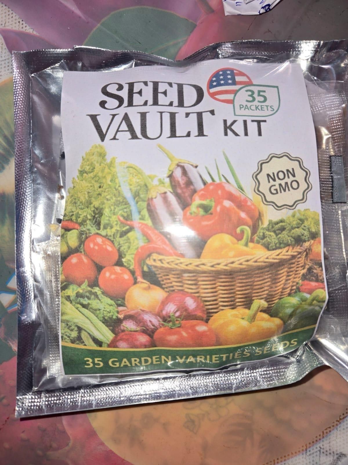 35 Variety Heirloom Vegetable Seed Kit – Non-GMO Garden Seeds
