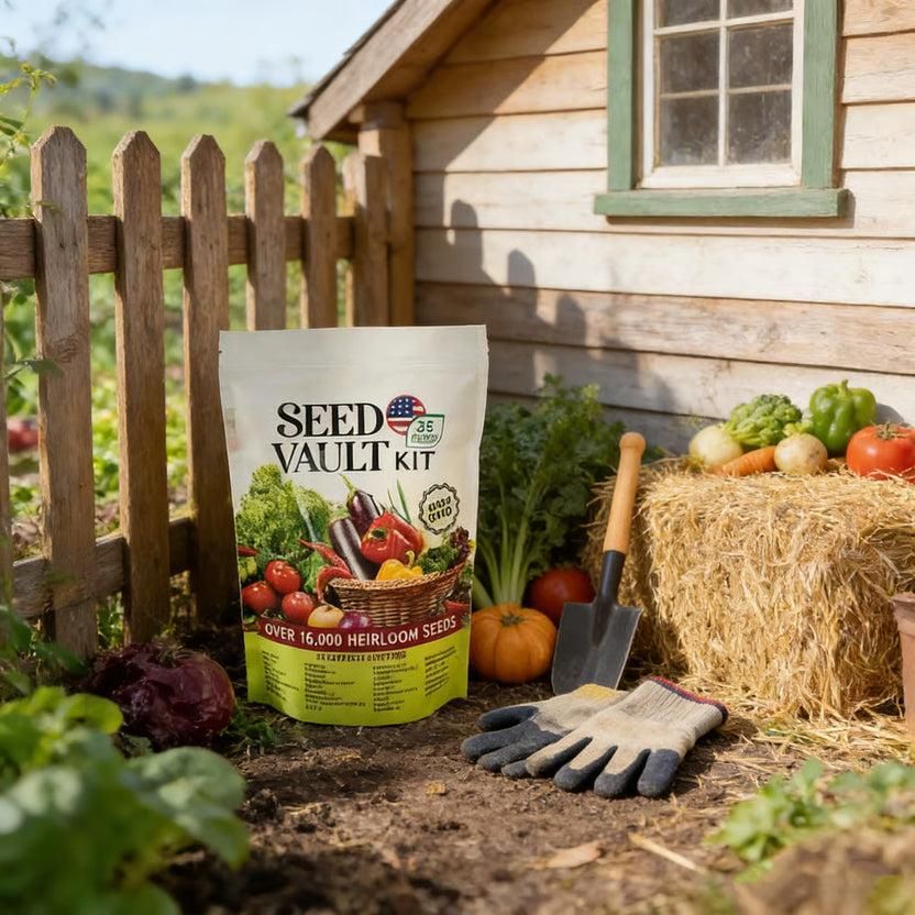 35 Variety Heirloom Vegetable Seed Kit – Non-GMO Garden Seeds