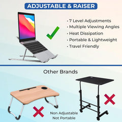 ErgoLift Pro™ Foldable Adjustable Laptop & Tablet Stand – Universal Fit