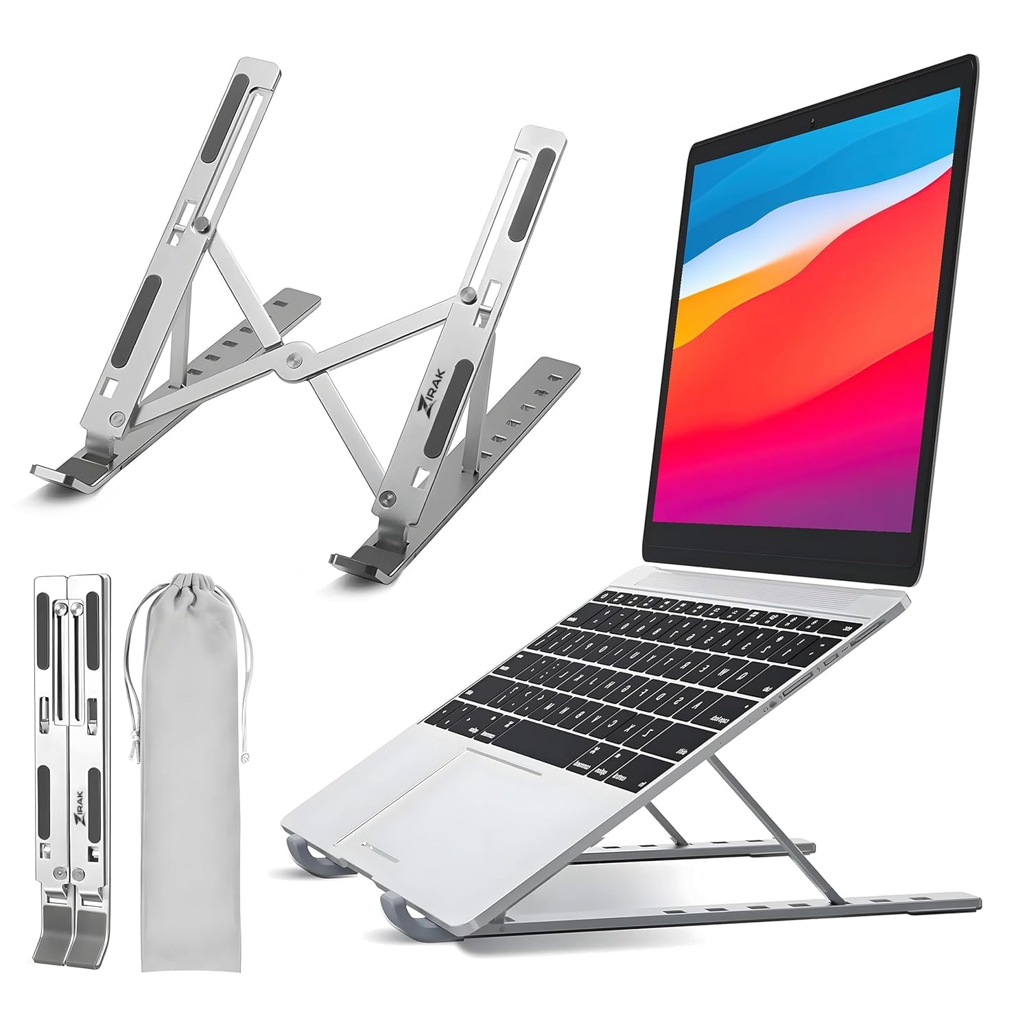 ErgoLift Pro™ Foldable Adjustable Laptop & Tablet Stand – Universal Fit