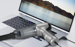 TurboSuction™ Mini Wireless Vacuum — Powerful Suction, Portable & USB Rechargeable. Clean Anywhere Instantly.