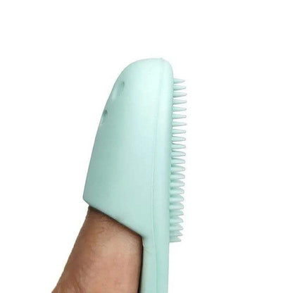 Face Scrubber Cleanser Brush Removing Blackheads and Massaging Soft Silicone Manual Facial Cleansing Brushes Pack of 2