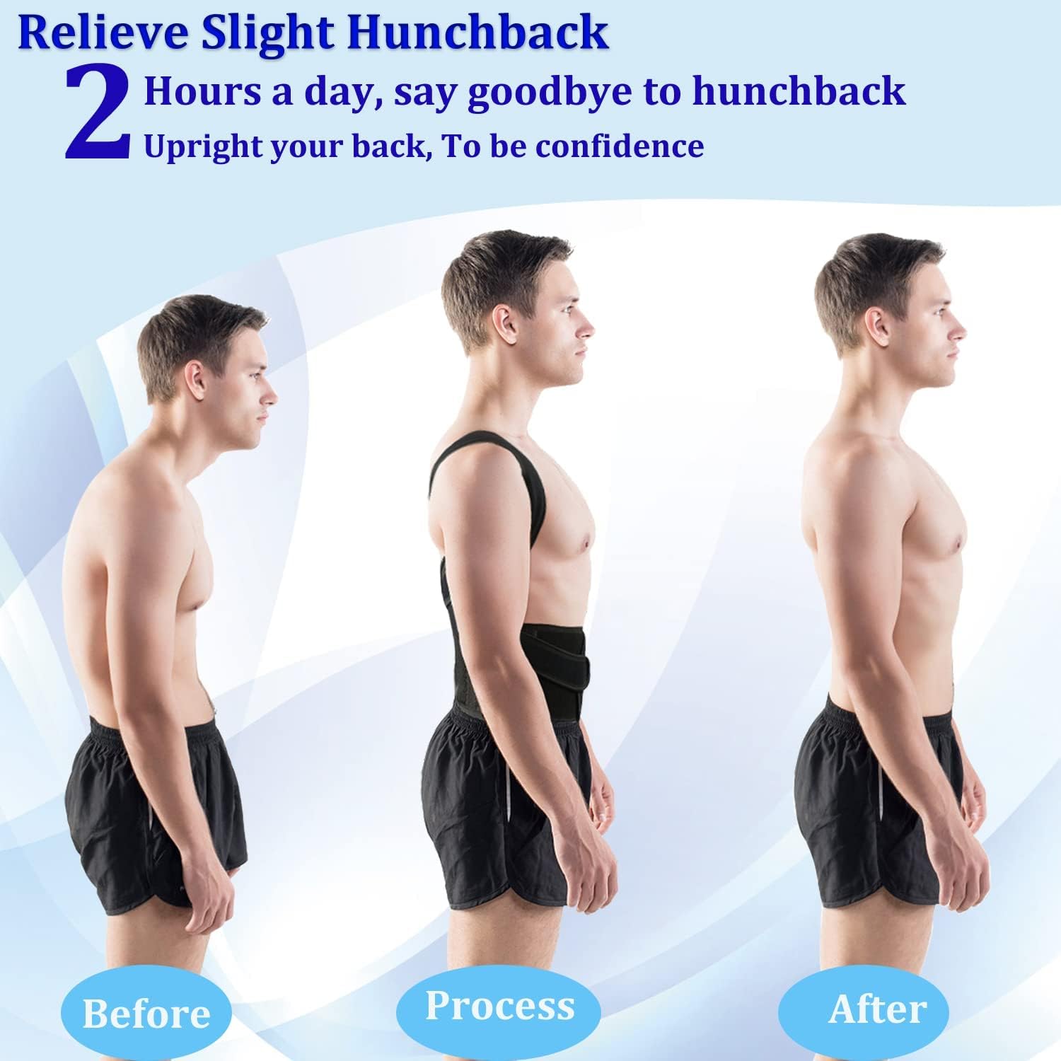 Breath Easy Adjustable Posture Corrector – Comfort & Back Support for Men and Women
