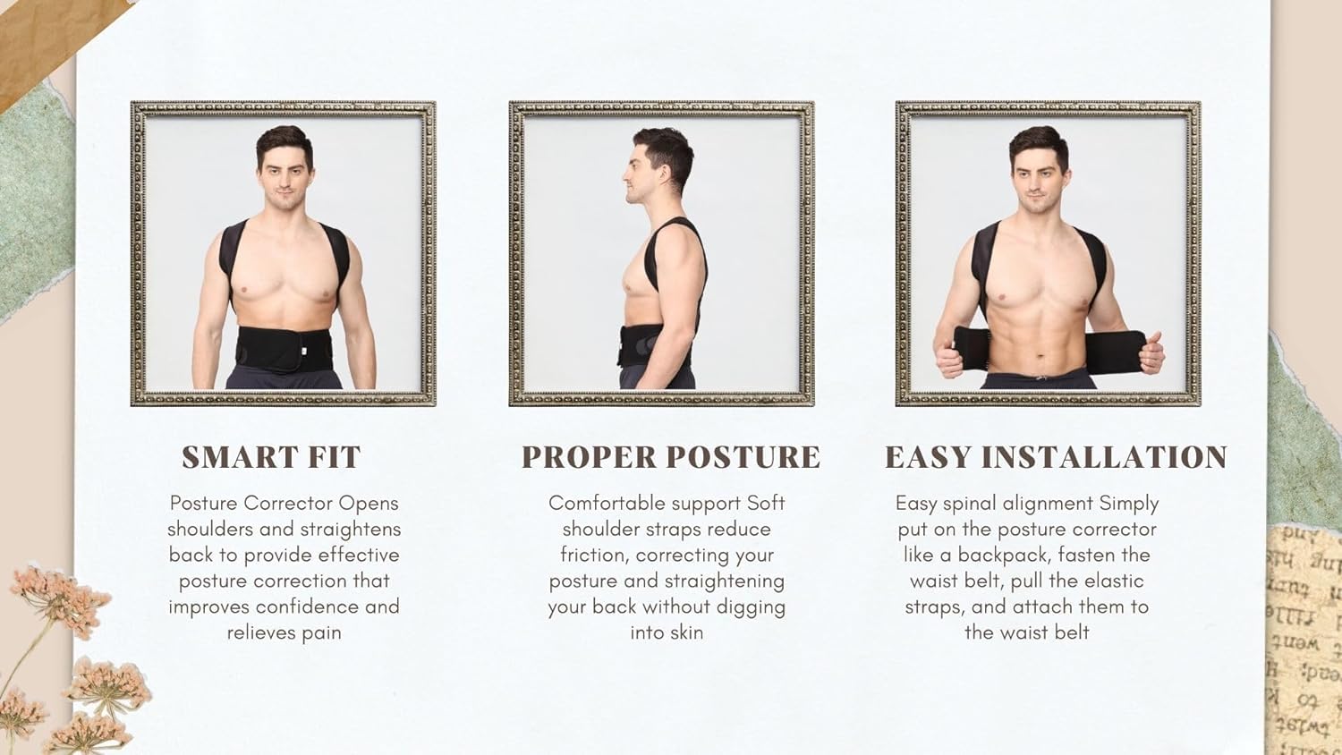Breath Easy Adjustable Posture Corrector – Comfort & Back Support for Men and Women