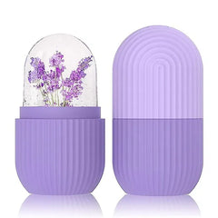 Ice Face Roller Silicone Facial Cube for Eyes Neck Massage Remove Dark Circle Pore Shrink Face