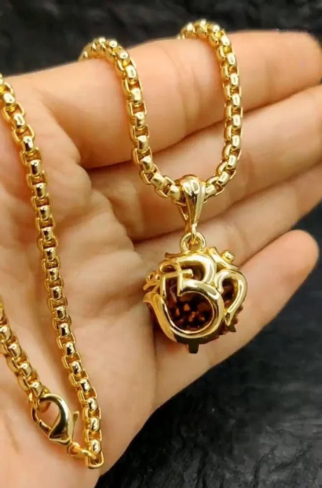 ShivAura™ Rudraksha Pendant – Divine Protection and Inner Peace
